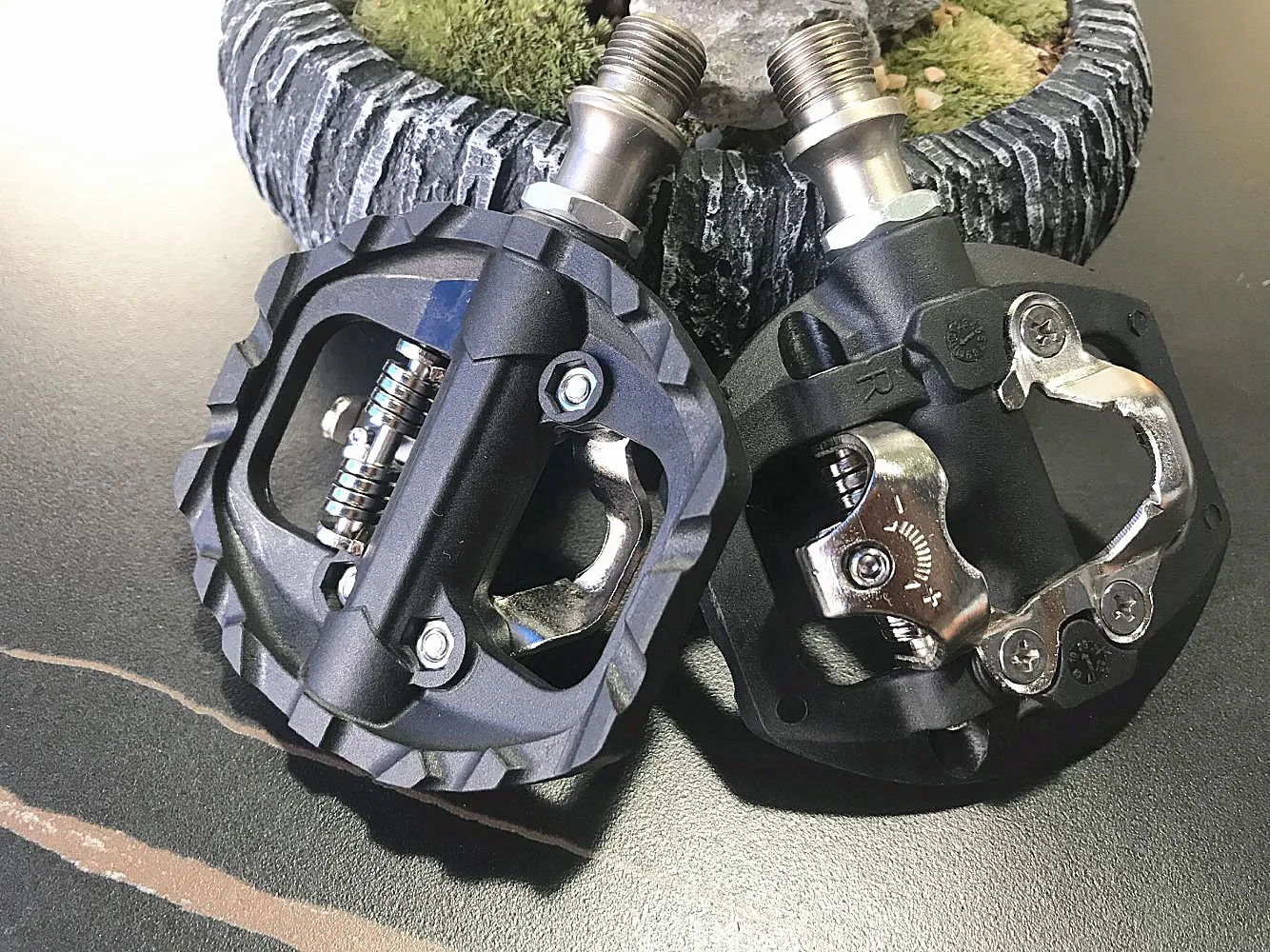 Педаль для горного велосипеда с самоблокировкой нейлоновый DU + 3-дюймовый