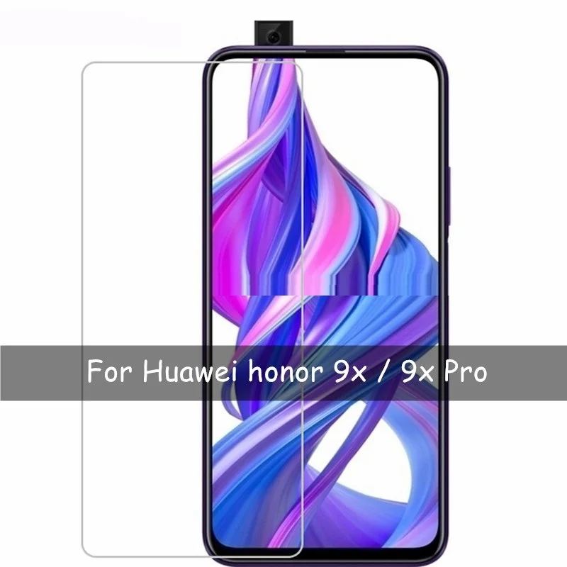 Tempered Glass For Huawei Honor 9x Pro Screen Protector 2.5D 9H Premium 9xPro Protective Film | Мобильные телефоны и