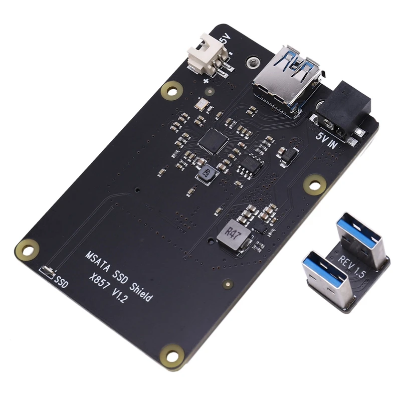 MSATA SSD Плата расширения X857 USB3.1 щит для Raspberry Pi 4B | Компьютеры и офис