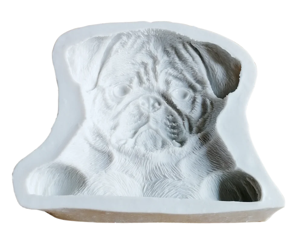 Большая Baco в форме собаки силиконовая форма для мыла инструменты украшения торта