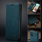 Ретро флип-чехол CaseMe для Samsung A51 A41 A21S A31 Note 20 S20 Ultra S10 Plus A10 A20 M31 A70 M30s A50 S A71 A81, Магнитный чехол