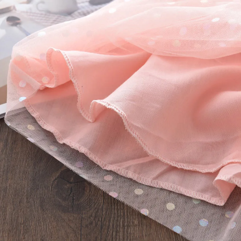 

Melario Baby Girls Princess Dresses 2021 Fashion Kids Girl Summer Voile Vestidos Children Party Dot Dress For 3-7Y
