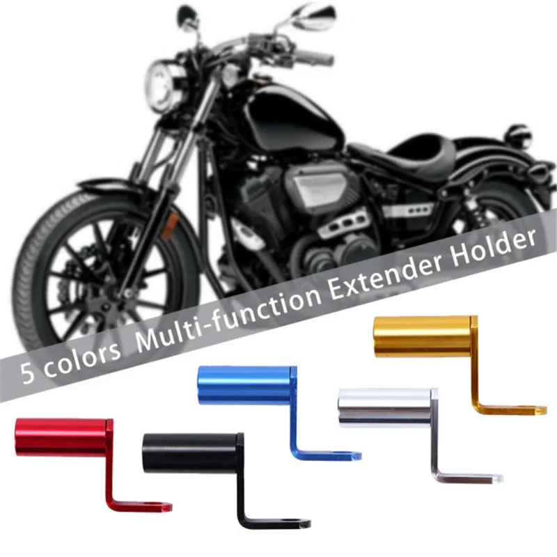 

Motorcycle Accessories Rearview Mirror Mount Extender Bracket Clamp Bar Phone Holder Multi-function Levers