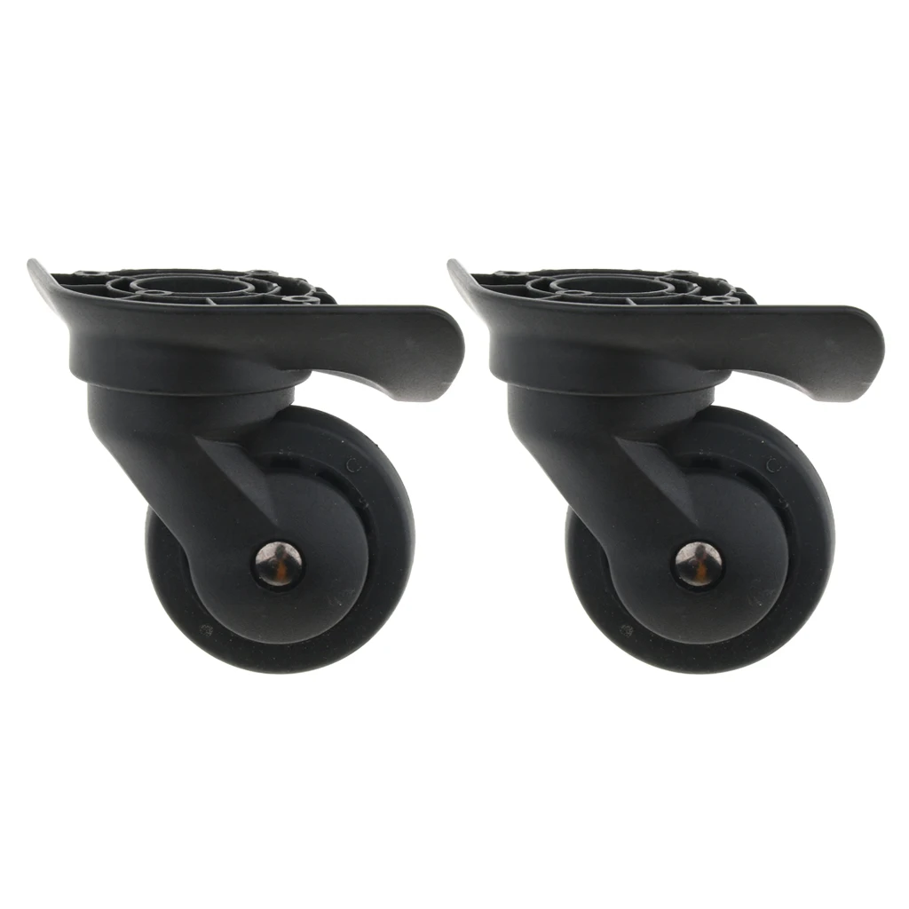 Mute Wheel Universal 360 Degree Swivel Casters Black A52-size L