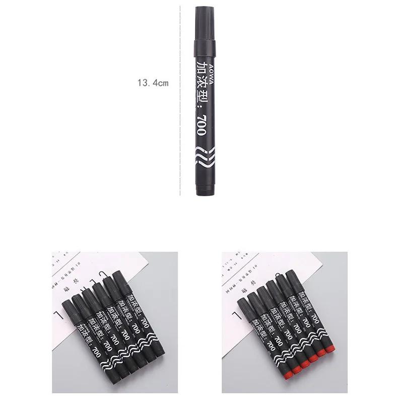 2 шт. маркерная ручка для офиса и школы с большой головкой масляная