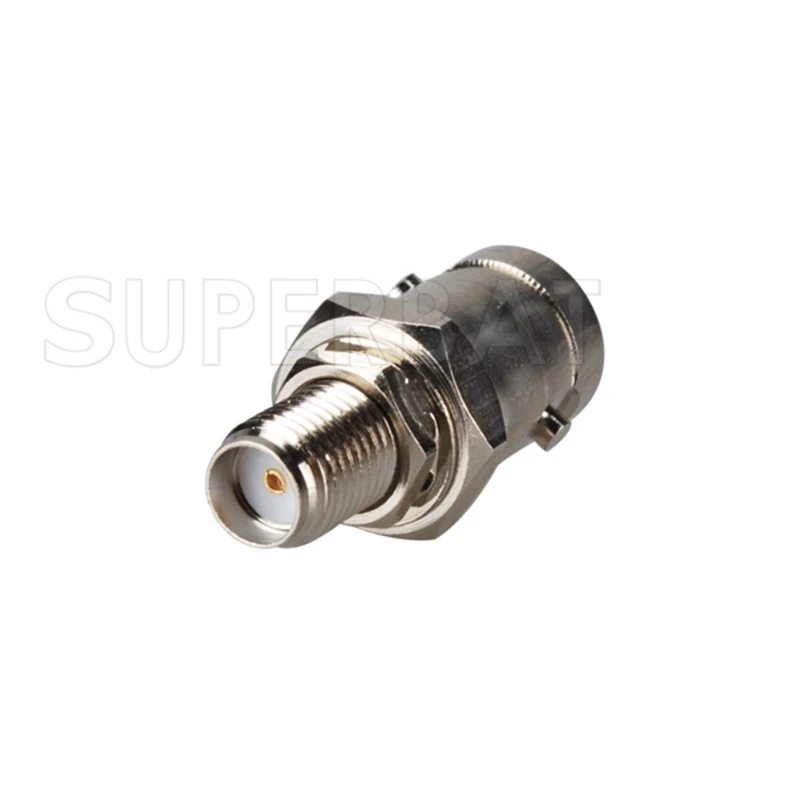 Superbat SMA мама перегородка к гнезду BNC RF коаксиальные разъемы адаптеры прямой