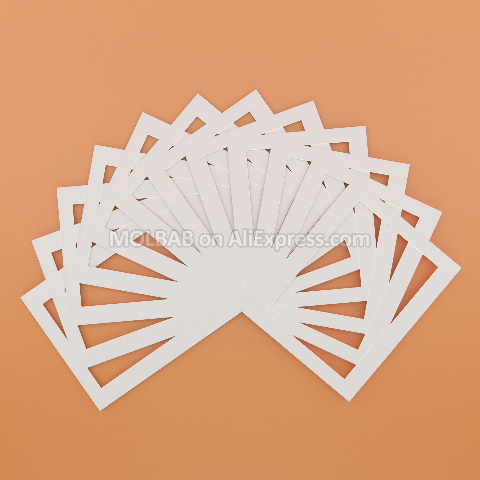 Белый/черный фото коврики 20X16 дюймов A3A4A5 бумага Matboard текстурированная