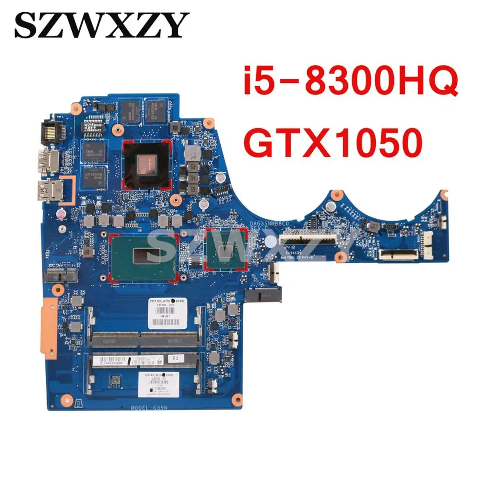 Материнская плата для ноутбука HP 15 AX DAG35NMB8C0 с графическим процессором GTX1050
