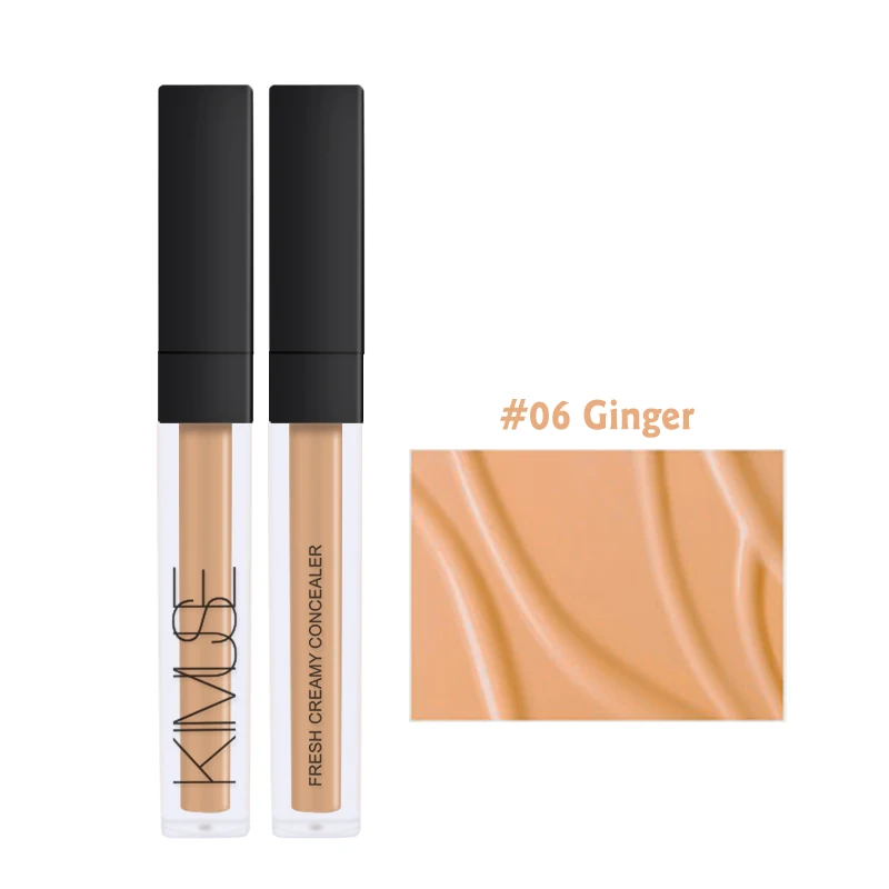 06 Ginger KIMUSE красота полное покрытие макияж консилер жидкий консилер Удобный Макияж глаз консилер крем для лица - Цвет: 06 Ginger