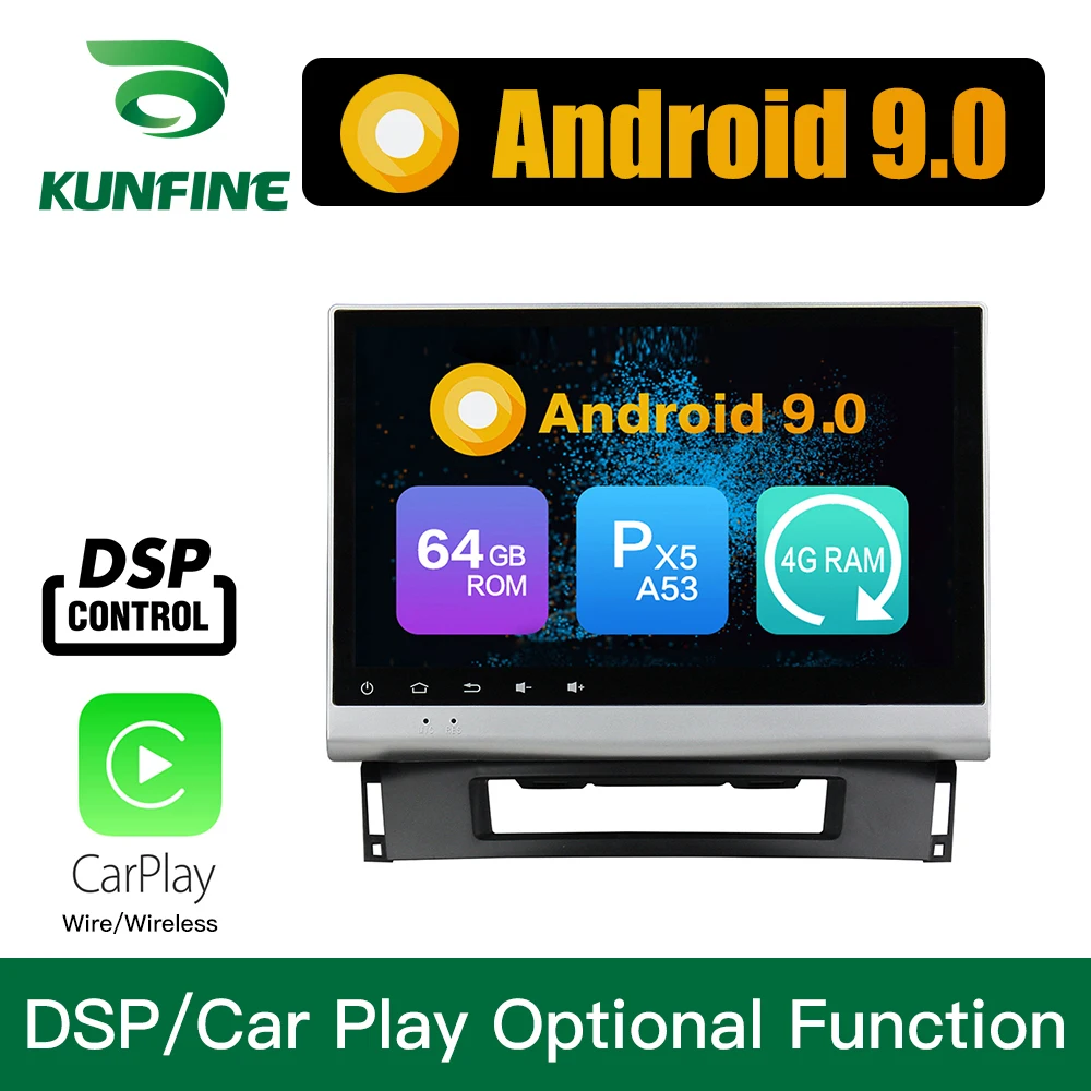 Android 9 0 Восьмиядерный 4 Гб ОЗУ 64 ПЗУ автомобильный DVD GPS мультимедийный плеер