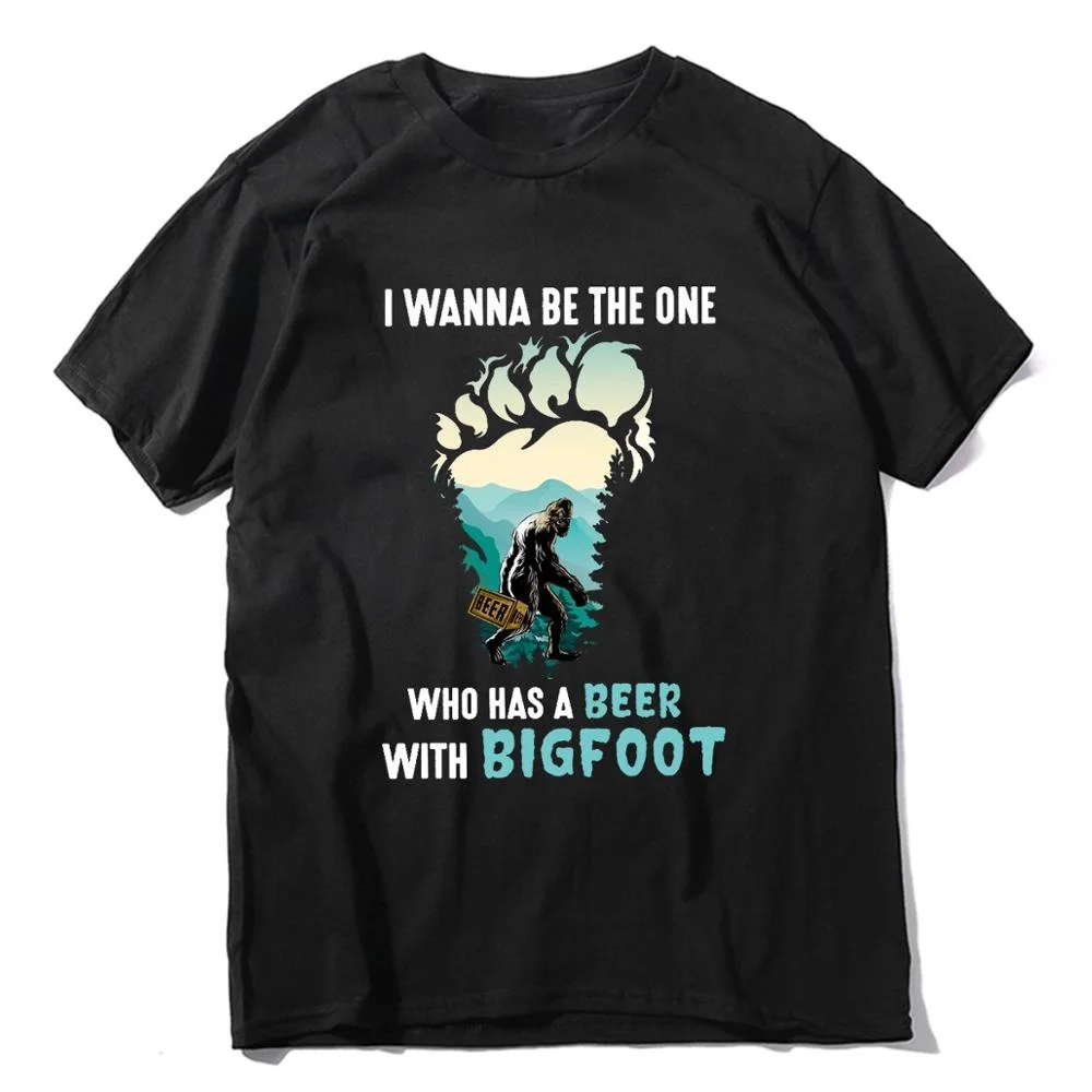 Футболки с рисунком Я хочу быть тем у кого есть пиво даррилом забавная Мужская