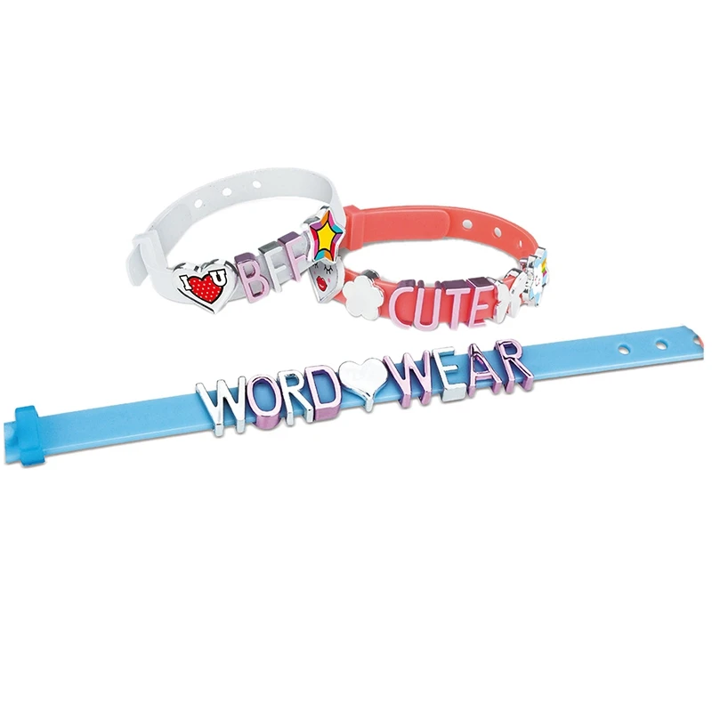 

Kids DIY Personalized Charm Friendship Jewelry Bracelet Making Kit Best Arts and Crafts Toy for Girls Birthday Gifts