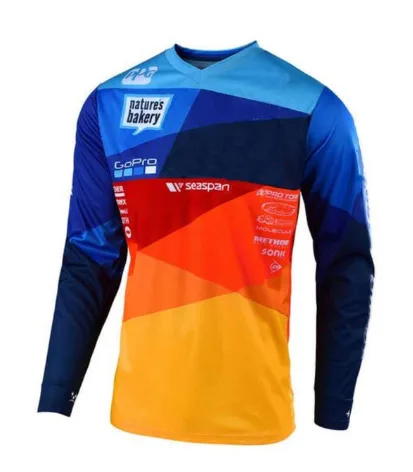 DH LS BMX motocross downhill cycling Jersey clothing enduro team pro rbx MTB Moto GP mountainbike accept customized-in S |