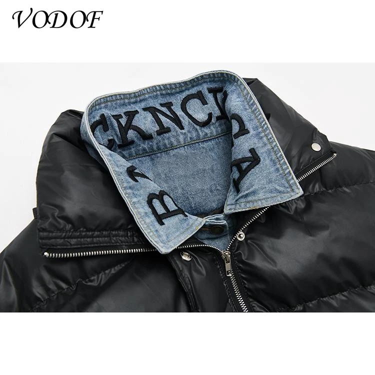 VODOF Women Thicken Warm Parka Coat Loose Oversized Women's Winter Bread Coat Outwear Padded Woman Parkas Jackets