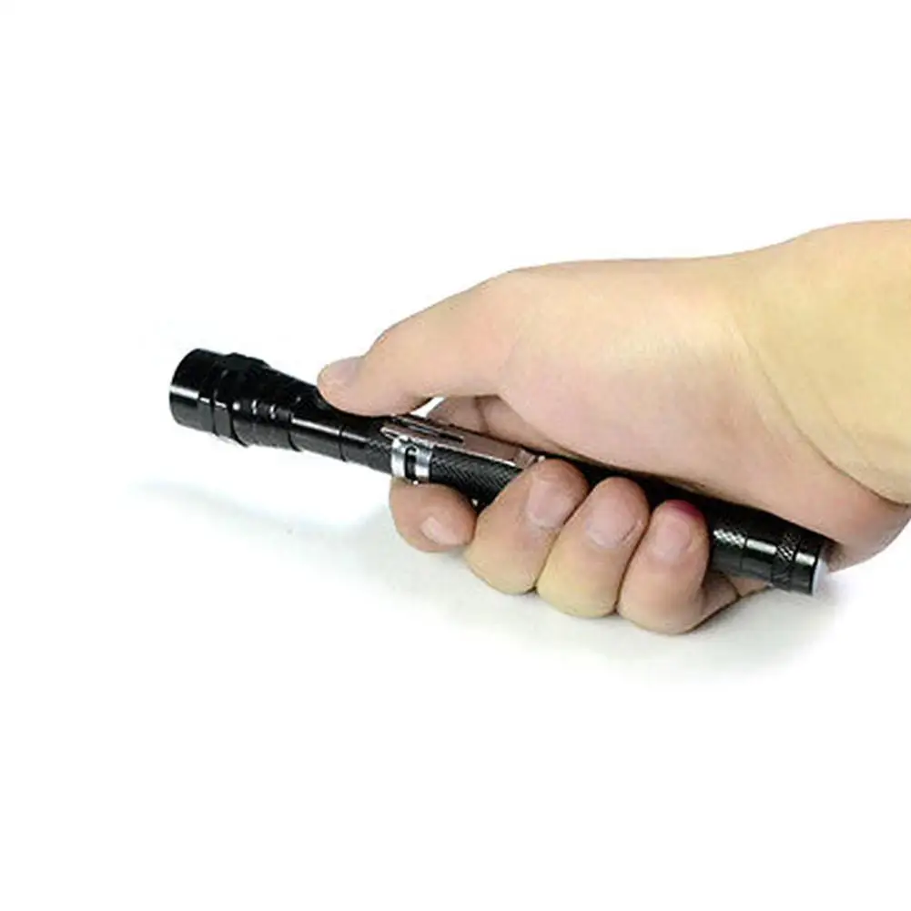

Telescopic Flexible 3 LED Torch Flashlight Magnetic Pick Up Tool Lamp Light