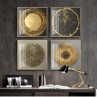 abstract gold luxury posters nordic canvas art painting home decor wall art retro print living room vintage minimalist picture