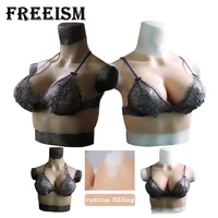 realistic fake boobs artificial silicone breast form bodysuit for crossdresser cosplay shemale ladyboy sissyboy transvestism