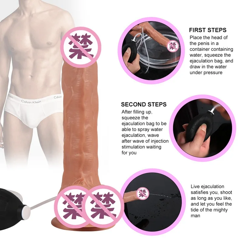 Новый реалистичный пенис на ощупь Супер огромный большой фаллоимитатор с