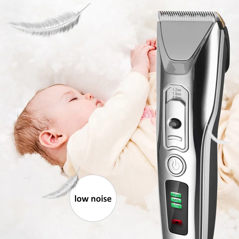 Электрическая машинка для стрижки цифровой триммер волос перезаряжаемая