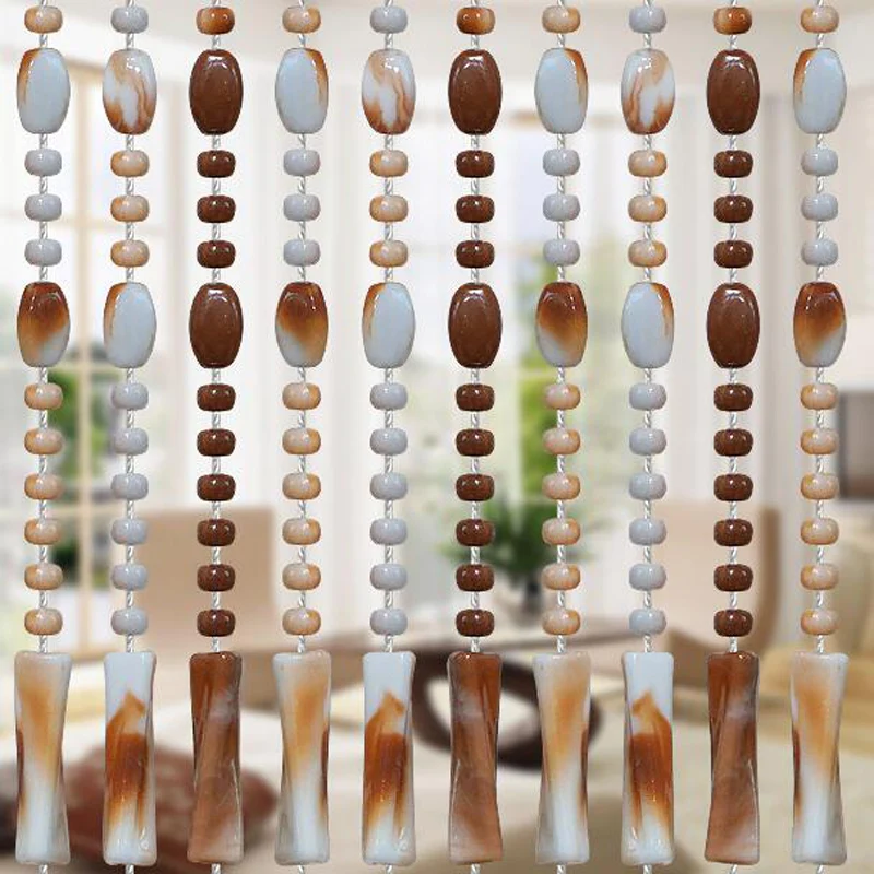 Декоративные занавески для интерьера пластиковые бусины | Дом и сад