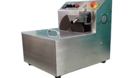 continuous small chocolate bar machine snanks chocolate tempering melting covering machine with vibrating table for sale
