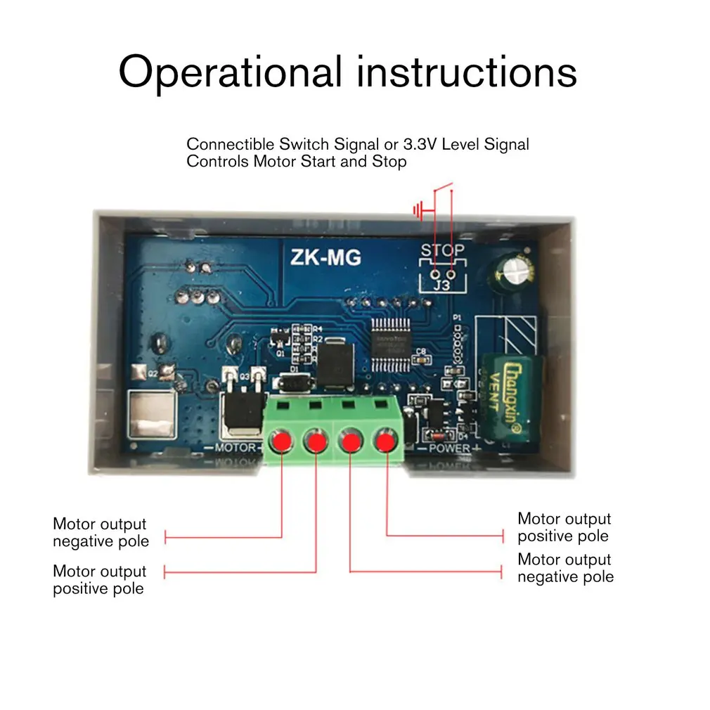 5-30V 12V 24V 5A Motor Controller PWM Adjustable Speed Digital Display Encoder Duty Ratio Frequency MAX 15A ZK-MG | Инструменты