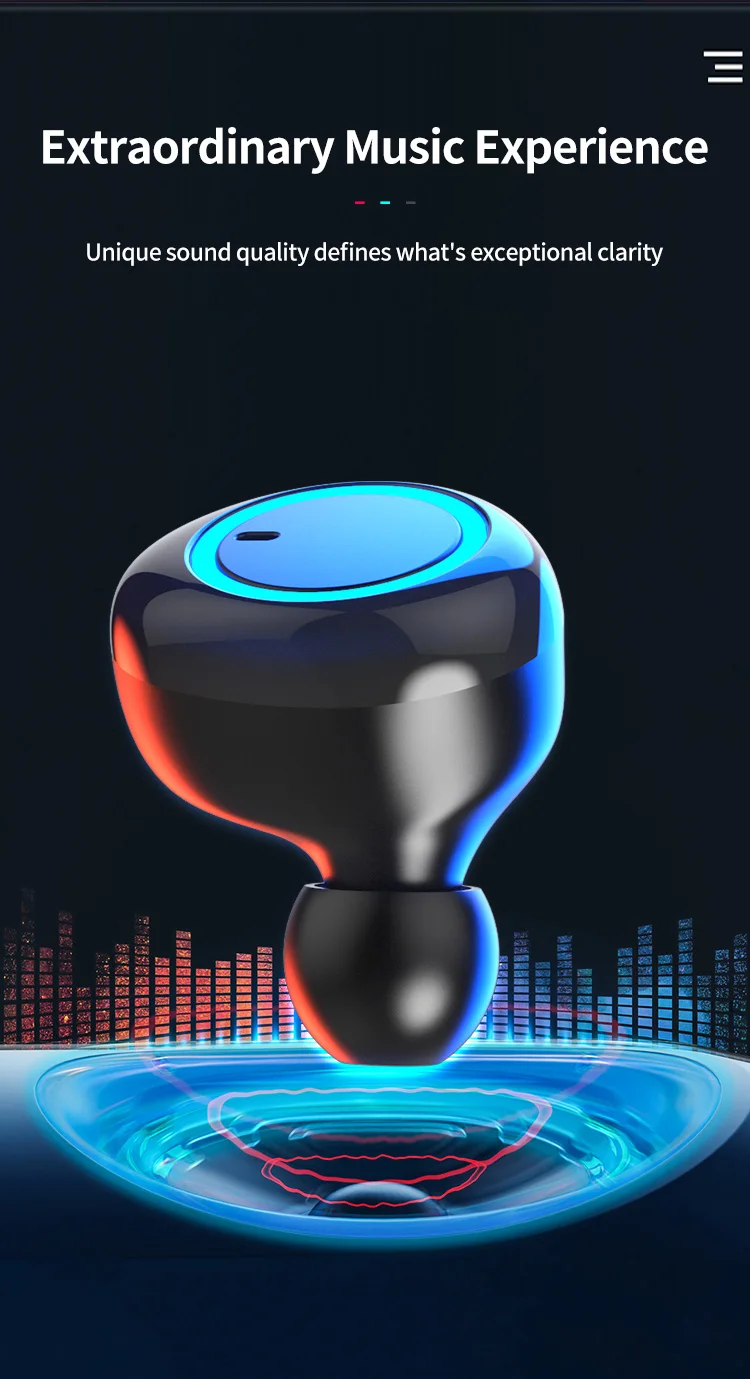 D10 TWS сенсорный Bluetooth V5.0 наушники HD стерео беспроводные наушники с шумоподавлением игровая гарнитура для смартфона