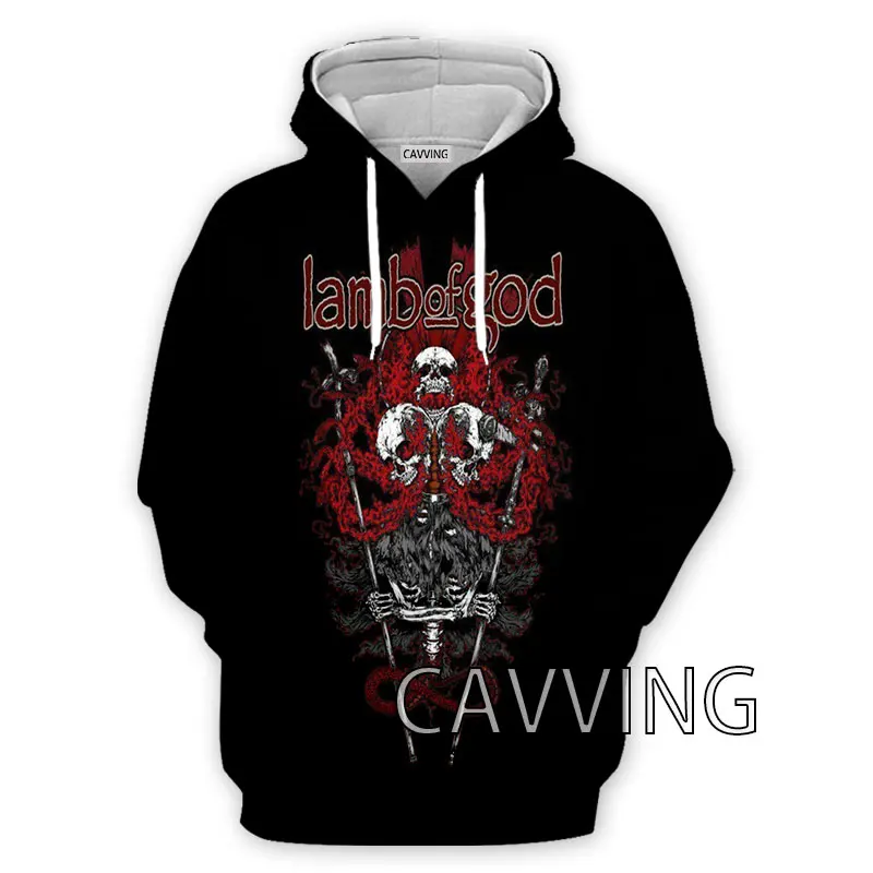 Толстовка с капюшоном для мужчин и женщин Модный свитшот 3D принтом барашка Бога