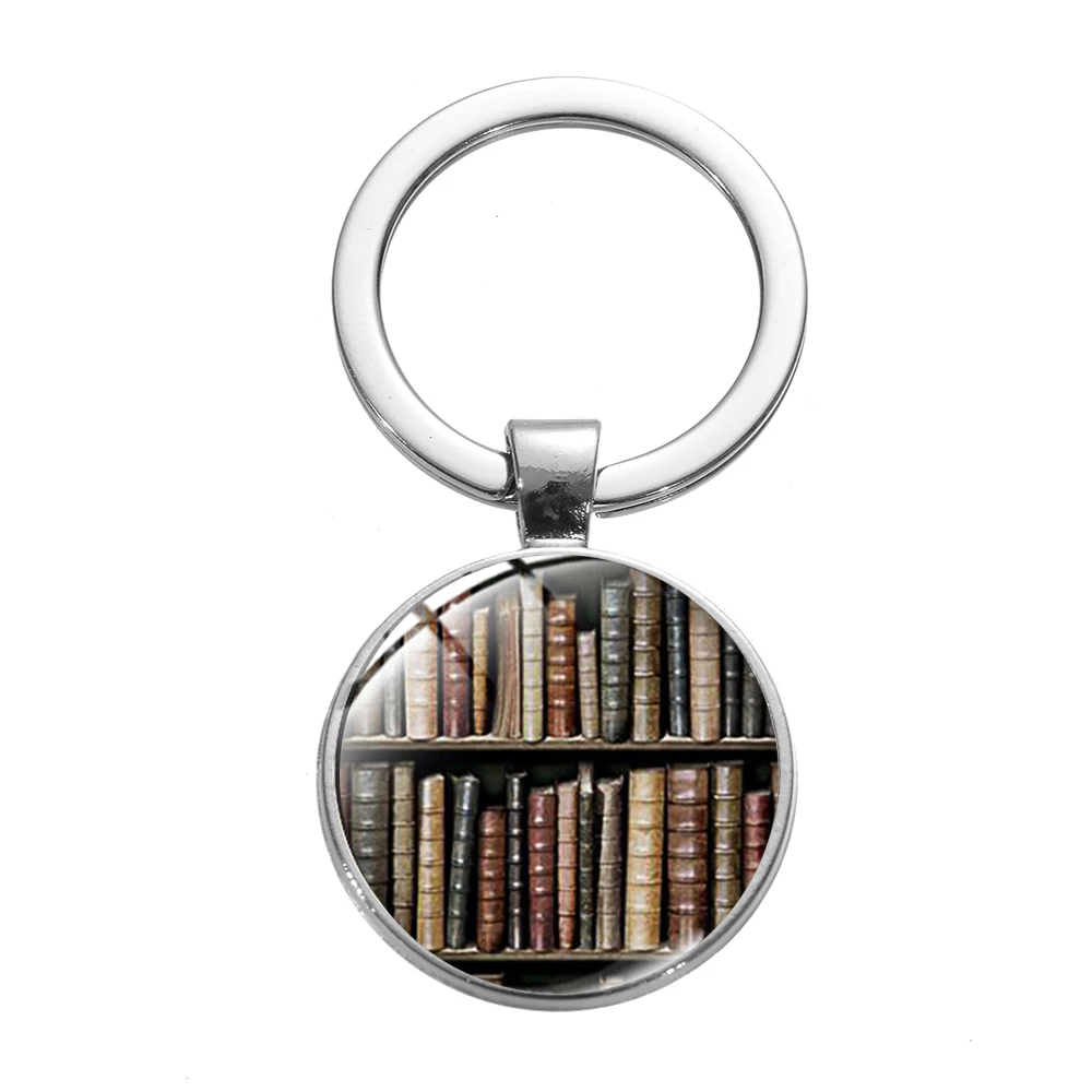 Классические книжки для библиотеки брелок ключей винтажные старые подарок