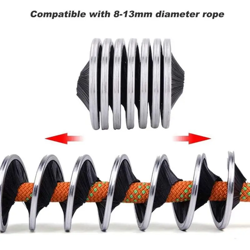 

Portable Rope Cleaning Brush Lightweight Rock Hiking Caving Ropes Washing Brushes Outdoor Climbing Tool Accessories