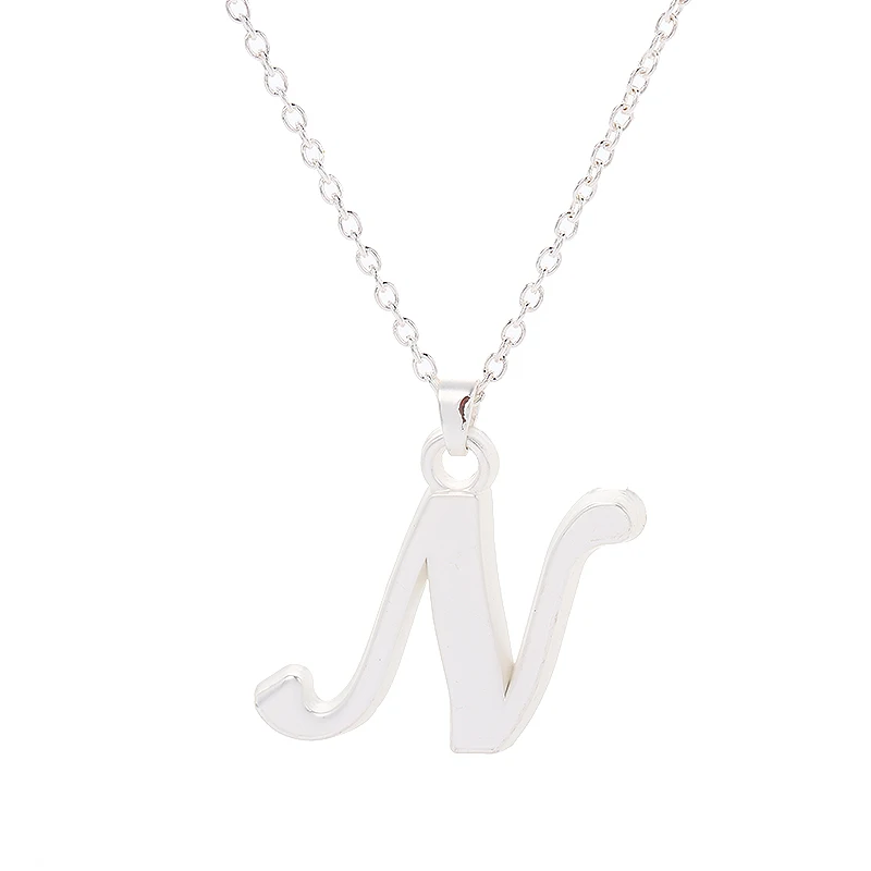 Ожерелье из сплава с надписью взрывы вечная классическая женская надпись именем