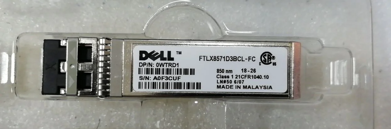 

DELL 0N743D 0WTRD1 FTLX8571D3BCL 10G sfp+ Fiber module