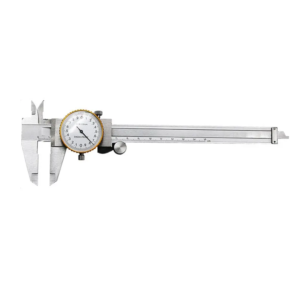 Штангенциркуль из углеродистой стали с золотым ободком штангенциркуль