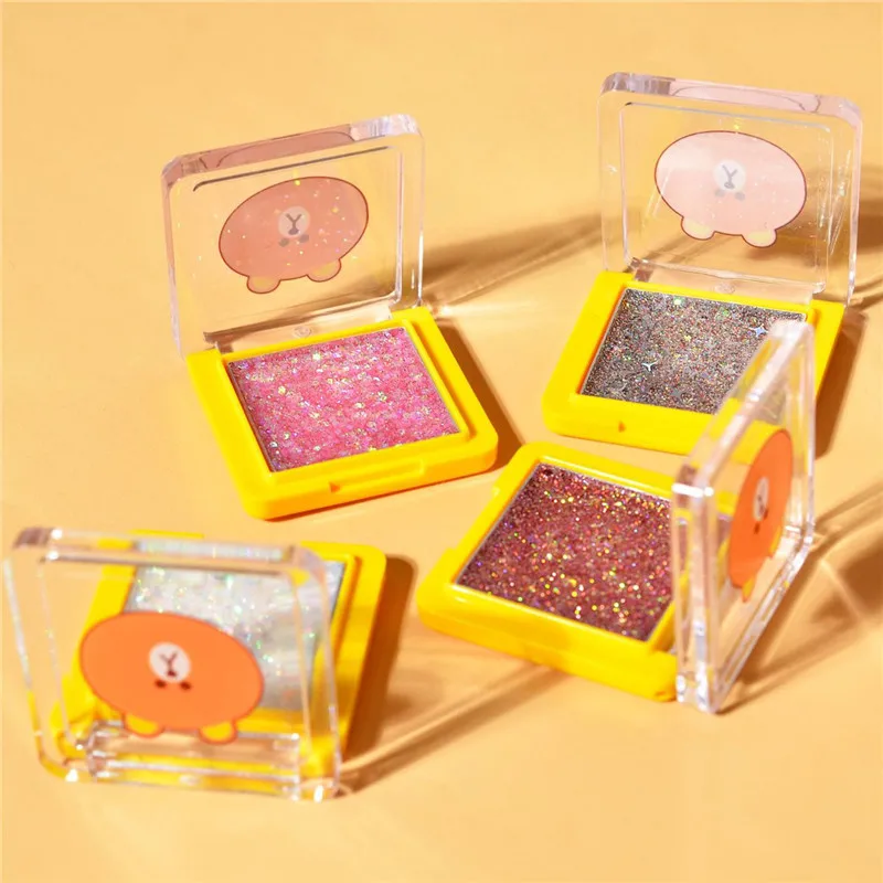 

Mashed potato monochrome eye shadow ins beginners flash powder gel sequins eyeshadow pallete makeup palette