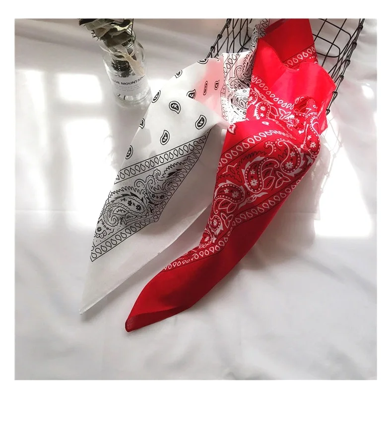 Модная бандана унисекс шарф хип-хоп походный головной платок повязка на запястье