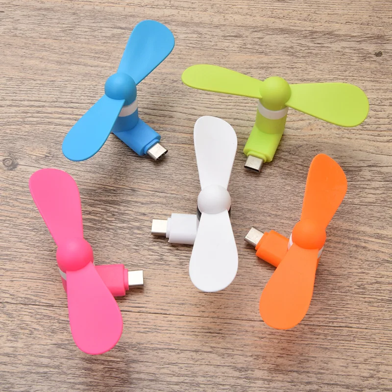 2 в 1 / 3 портативный мини-вентилятор для мобильного телефона охлаждающий кулер Micro