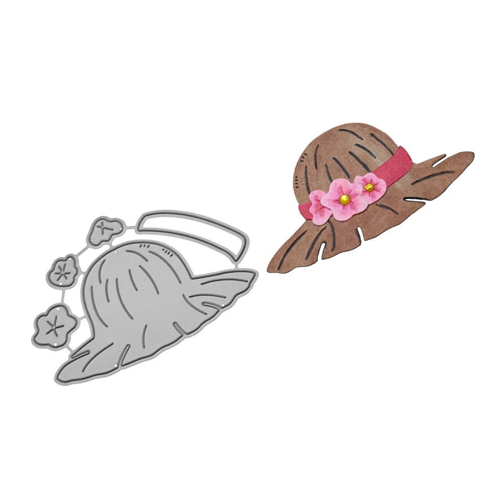 Соломенная шляпа штамповки ручной работы металла резки тиснение штампы для DIY