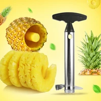pineapple peeler pineapple slicers fruit cutter corer slicer stainless steel easy to use accessory kitchen tool household supply