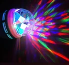Светодиодные лампы RGB полноцветная светодиодная лампа E27, 3 Вт, 6 Вт, 85-265 в, 110 В переменного тока, 220 В, автоматический вращающиеся светильники для сцены проектор для диджея, вечеринки, шоу