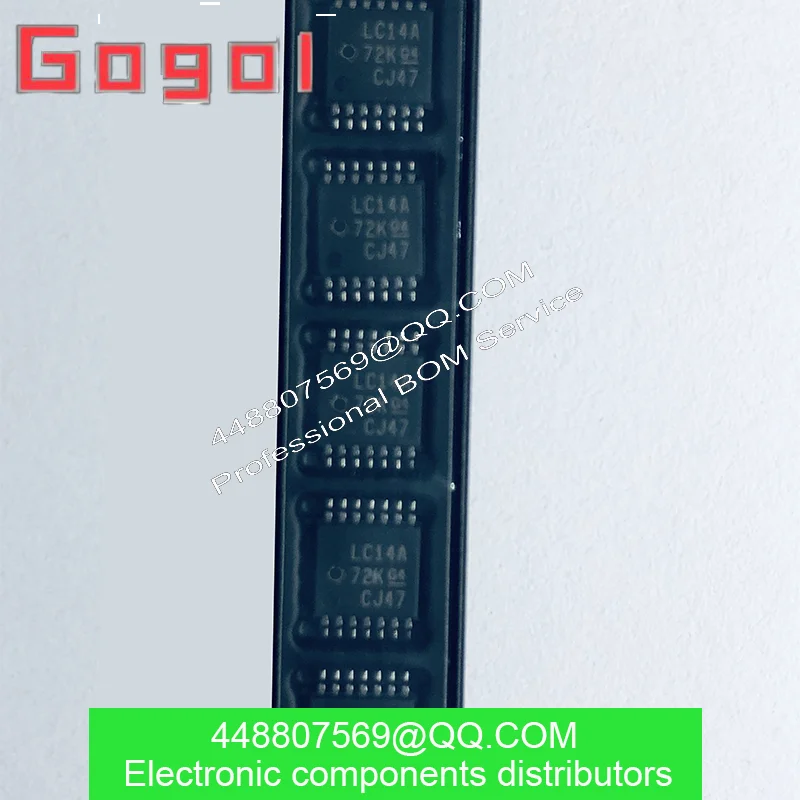 SN74LVC14APWR LC14A TSSOP-14 100% новинка 10 шт.