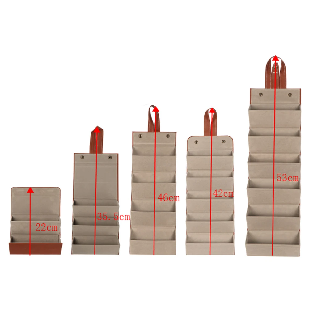 

Multifunctional Multi-lattice Gift Box Small Grain PU Leather High-end Quality Storage Case For Jewelry Glasses