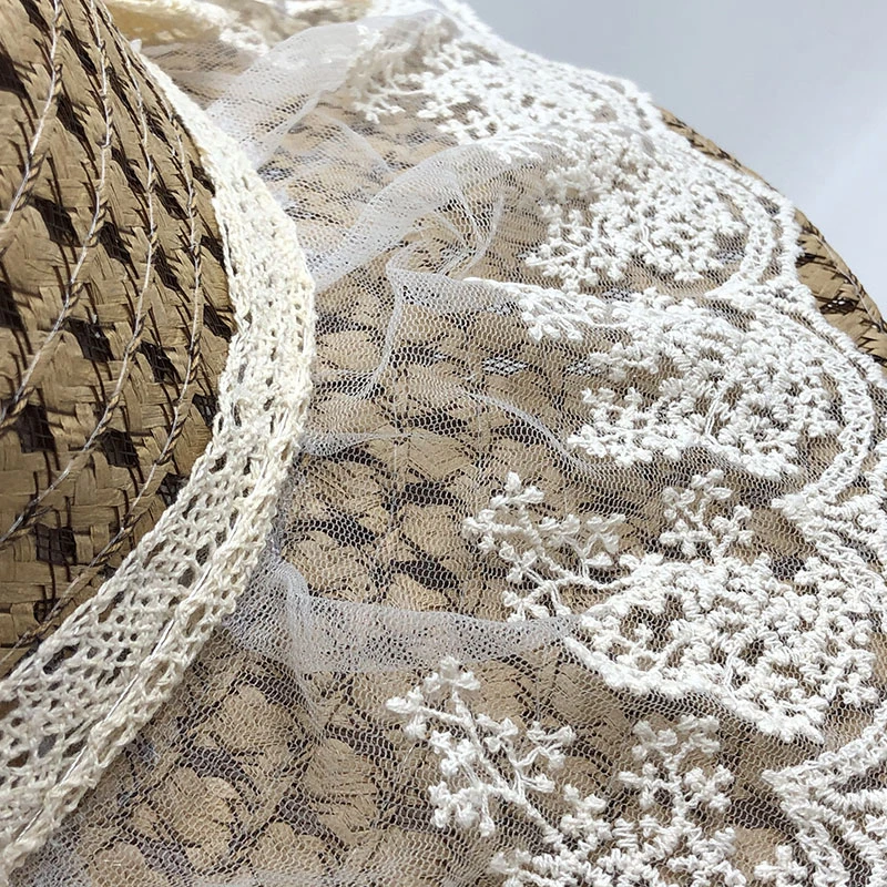 Женские плетеные шляпы для родителей и детей соломенная шляпа со шнуровкой