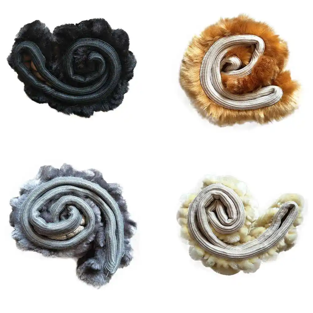 Мягкий плюшевый эластичный чехол для рулевого колеса протектор автомобильного 38