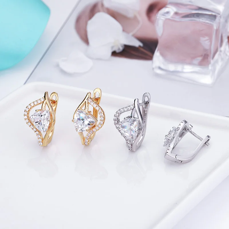 Женские серьги-пусеты MAIKALE геометрические серьги золотого и медного цвета с