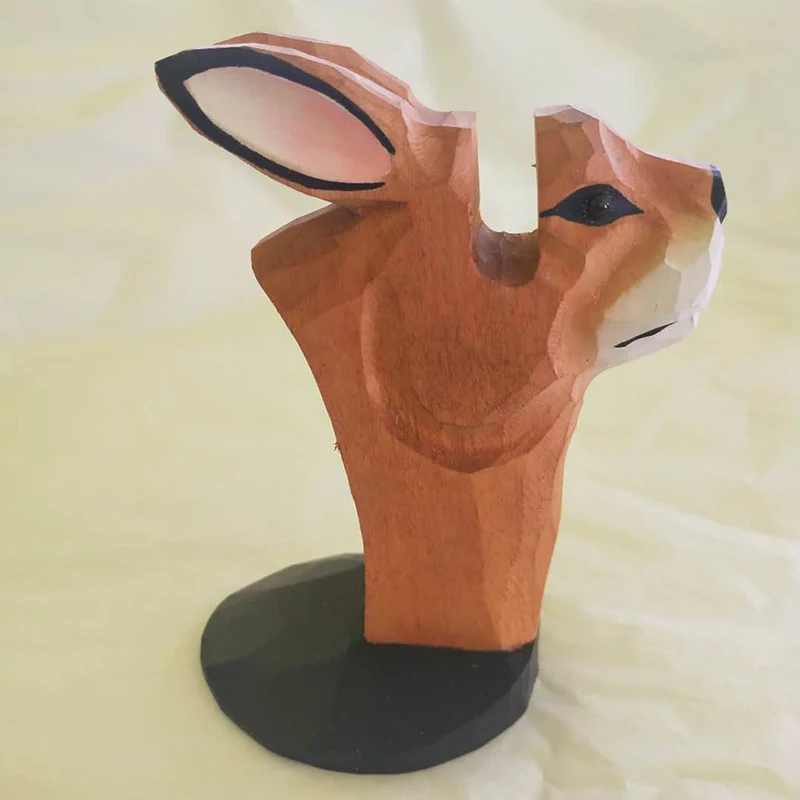 Оправа для очков с резьбой по дереву оправа милыми животными настольные Предметы