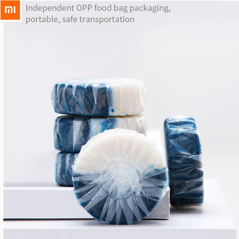 Xiaomi Mijia Clean-n-fresh двойной эффект туалетный блок Водорастворимая пленка упаковка Анионный активный фактор глубокий прозрачный туалетный мешок