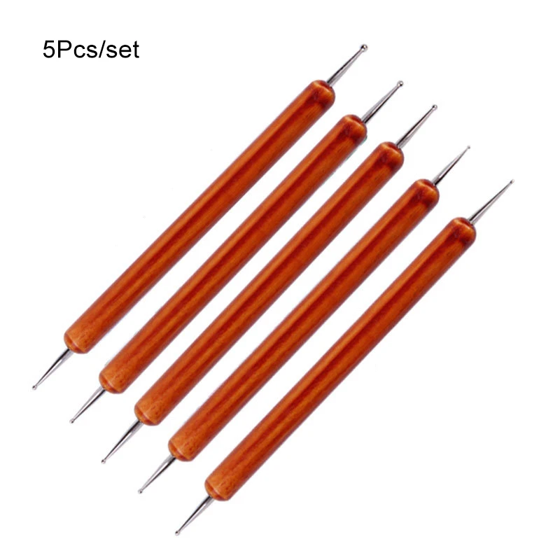 Brown Dotting Pen 1 упаковка, светящиеся Стразы для ногтей, разные размеры, кристаллы для ногтей, блестящее стекло, 3D Шарм, плоская задняя сторона, стразы, флуоресцентный ноготь, художественные украшения - Цвет: Brown Dotting Pen