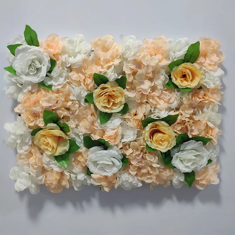 

Artificial Plant Rose Flower Wall Background Wall Silk Fake Rose Lawn Mariage Wedding Decoration Garden Home Decor Accessories