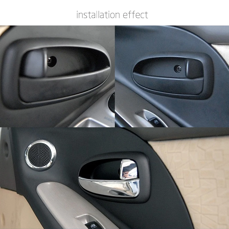 Хромированная внешняя дверная ручка для Hyundai Elantra 2001 2002 2003 2004 2005 2006 внутренняя