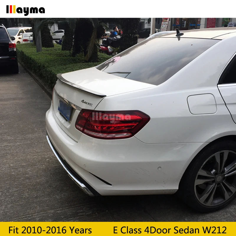 Спойлер для заднего крыла из углеродного волокна в стиле AMG Benz E class 4 E200 E260 E320 E400 W212